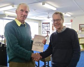 Alastair Crombie and author James McDonald