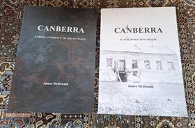 Volumes I and II of James McDonald's history of Canberra now available