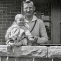John Bede Clune and son Johnny, 1936