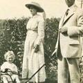 Derek, Irene and Percy in 1917